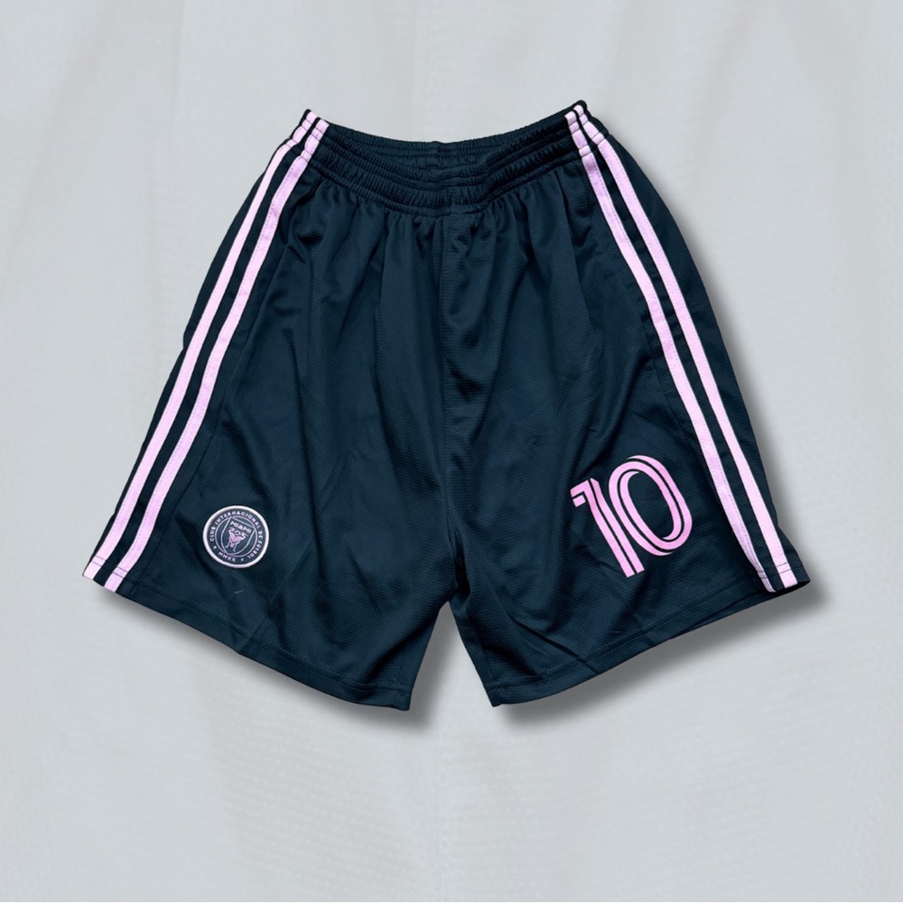 Miami Kids Black and Pink Sports Shorts